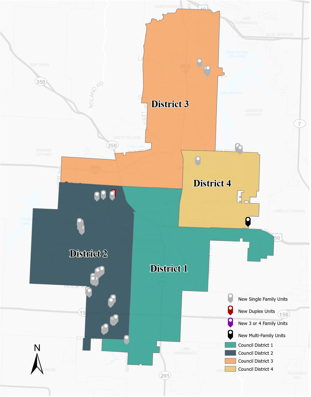 Quarter 1 2025 Residential Development Activity Map